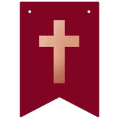 God zegene Roos Goud Bourgondische doopcommunie Vlaggetjes (Eerste vlag)