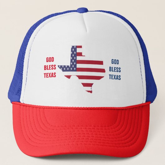 GOD ZEGENE TEXAS TRUCKER PET (Voorkant)