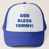 GOD ZEGENE TOMMY! TRUCKER PET (Voorkant)