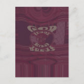 God zegene u Giraffes Art Print / Design Briefkaart (Voorkant)