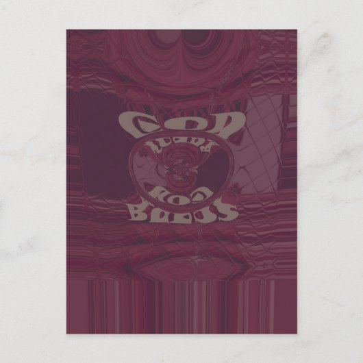 God zegene u Giraffes Art Print / Design Briefkaart (Voorkant)