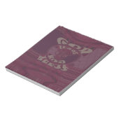 God zegene u Giraffes Art Print / Design Notitieblok (Linkerzijde)