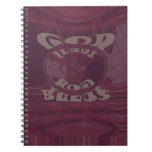 God zegene u Giraffes Art Print / Design Notitieboek