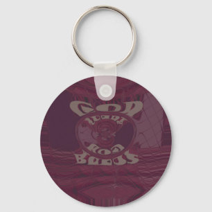 God zegene u Giraffes Art Print / Design Sleutelhanger