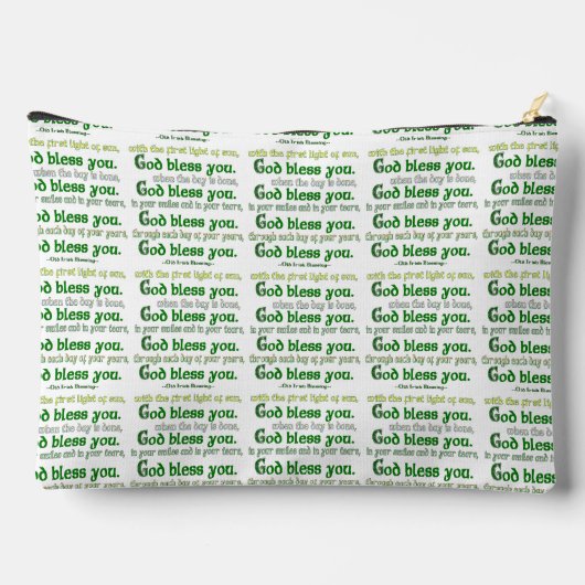 God zegene u Ierse zegen Etui (Achterkant)