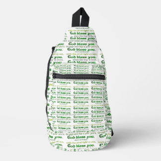 God zegene u Ierse zegen Sling Bag