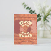 God zegene u met het Inspirerend tekstontwerp. Briefkaart (Staand voorkant)