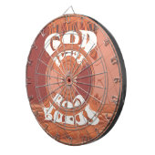 God zegene u met het Inspirerend tekstontwerp. Dartbord (Voorkant Rechts)