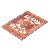 God zegene u met het Inspirerend tekstontwerp. Notitieboek (Linkerzijde)