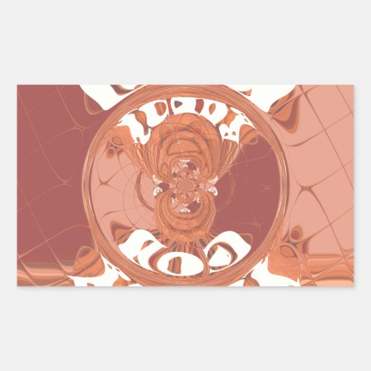 God zegene u met het Inspirerend tekstontwerp. Rechthoekige Sticker (Voorkant)