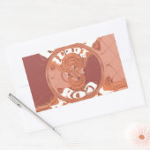 God zegene u met het Inspirerend tekstontwerp. Rechthoekige Sticker (Envelop)