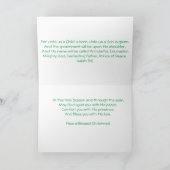 God zegene u met Kerstmis Feestdagen Kaart (Binnen)