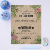 God zegene u (Numeri 6:24-26) Flyer (Enkel)