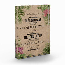 God zegene u (Numeri 6:24-26) Fotoblokken
