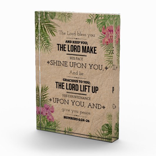 God zegene u (Numeri 6:24-26) Fotoblokken (Rechts)