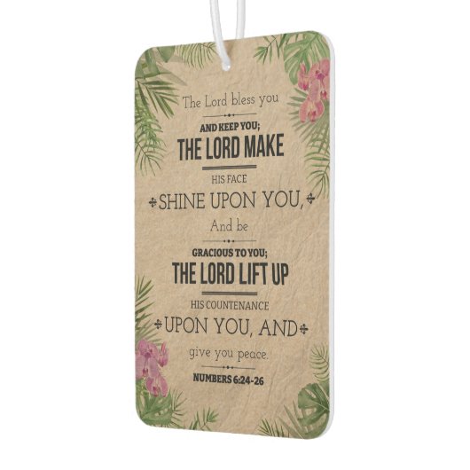 God zegene u (Numeri 6:24-26) Luchtverfrisser (Links)