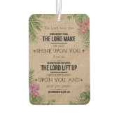 God zegene u (Numeri 6:24-26) Luchtverfrisser (Achterkant)