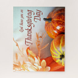 God zegene u op de Dag van de Thanksgiving Legpuzzel