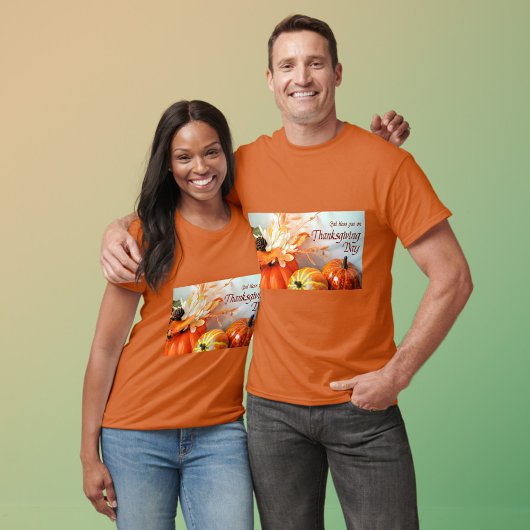 God zegene u op de Dag van de Thanksgiving T-shirt
