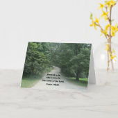 God zegene u Pastoor, Psalm 118:26 Kaart (Gele Bloem)