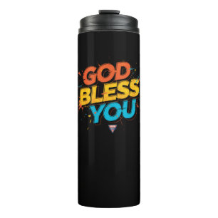 God zegene u thermosbeker