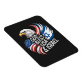 God zegene USA Israël Magneet (Rechterzijde)