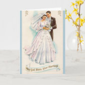  God zegene Uw huwelijk Kaart (Gele Bloem)