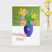 God zegene uw Moederdag Kaart (Gele Bloem)