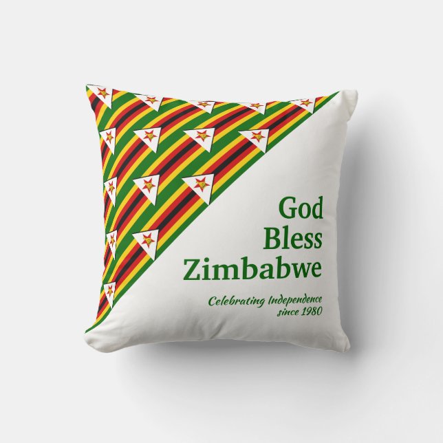 GOD ZEGENE ZIMBABWE  KUSSEN (Voorkant)