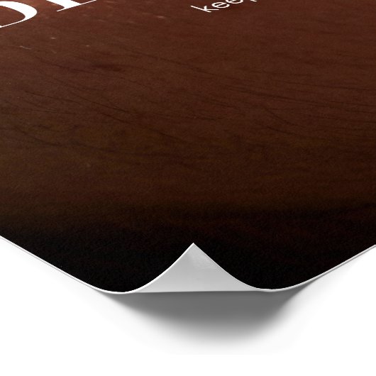 God zegent Poster zonder Lijst (Hoek)