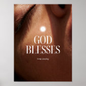 God zegent Poster zonder Lijst (Voorkant)