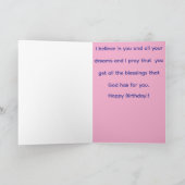 God Zeggen Kaart (Binnen)