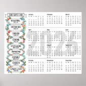 God zegt dat ik ben, 2026 Kalender heel jaar Poster (Voorkant)