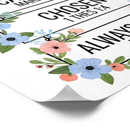 God zegt dat ik ben, 2026 Volle jaarkalender Poster (Hoek)