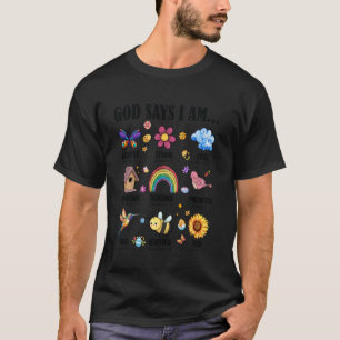 God Zegt Dat Ik Christelijk Gelukkig Pasen Kindere T-shirt