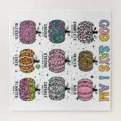 God zegt dat ik de herfstoogst van de herfst ben,  legpuzzel (Horizontaal)