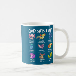 God zegt dat ik een schattige Axolotl ben Christel Koffiemok