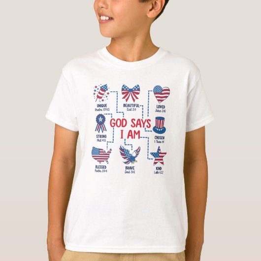 God Zegt Dat Ik Gekozen Ben T-shirt (Voorkant)