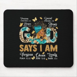 God zegt dat ik Melanin ben Black History African Muismat