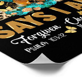 God zegt dat ik Melanin ben Black History African Poster (Hoek)