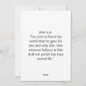 God zegt dat ik paasei bijbel vers Motivatie ben Feestdagenkaart (Achterkant)