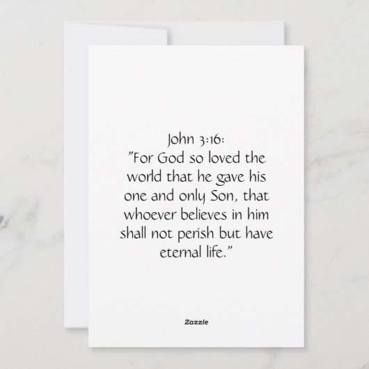 God zegt dat ik paasei bijbel vers Motivatie ben Feestdagenkaart (Achterkant)