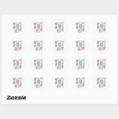 God zegt dat ik Pasen ben Ronde Sticker (Vel)