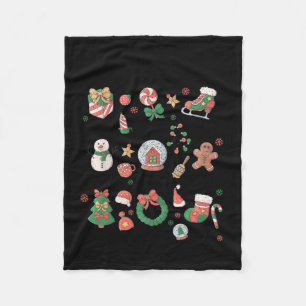 God zegt dat ik Schattige ben Kerst Kerstmis Chris Fleece Deken