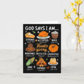 God zegt dat ik Thanksgiving gezegend ben met de z Kaart (Gele Bloem)