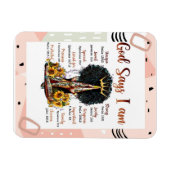 God zegt dat ik zwarte Christelijke vrouwen ben Me Magneet (Horizontaal)