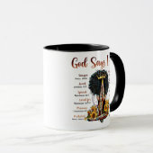 God zegt dat ik zwarte Christelijke vrouwen ben Me Mok (Voorkant rechts)