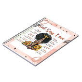 God zegt dat ik zwarte Christelijke vrouwen ben Notitieboek (Linkerzijde)