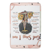 God zegt dat ik zwarte Christelijke vrouwen ben Si Badmat (Voorkant Verticaal)