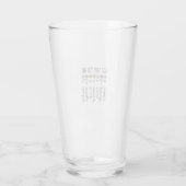 God Zegt Dat Je Bloemige Christelijke Vector Ontwe Glas (Achterkant)